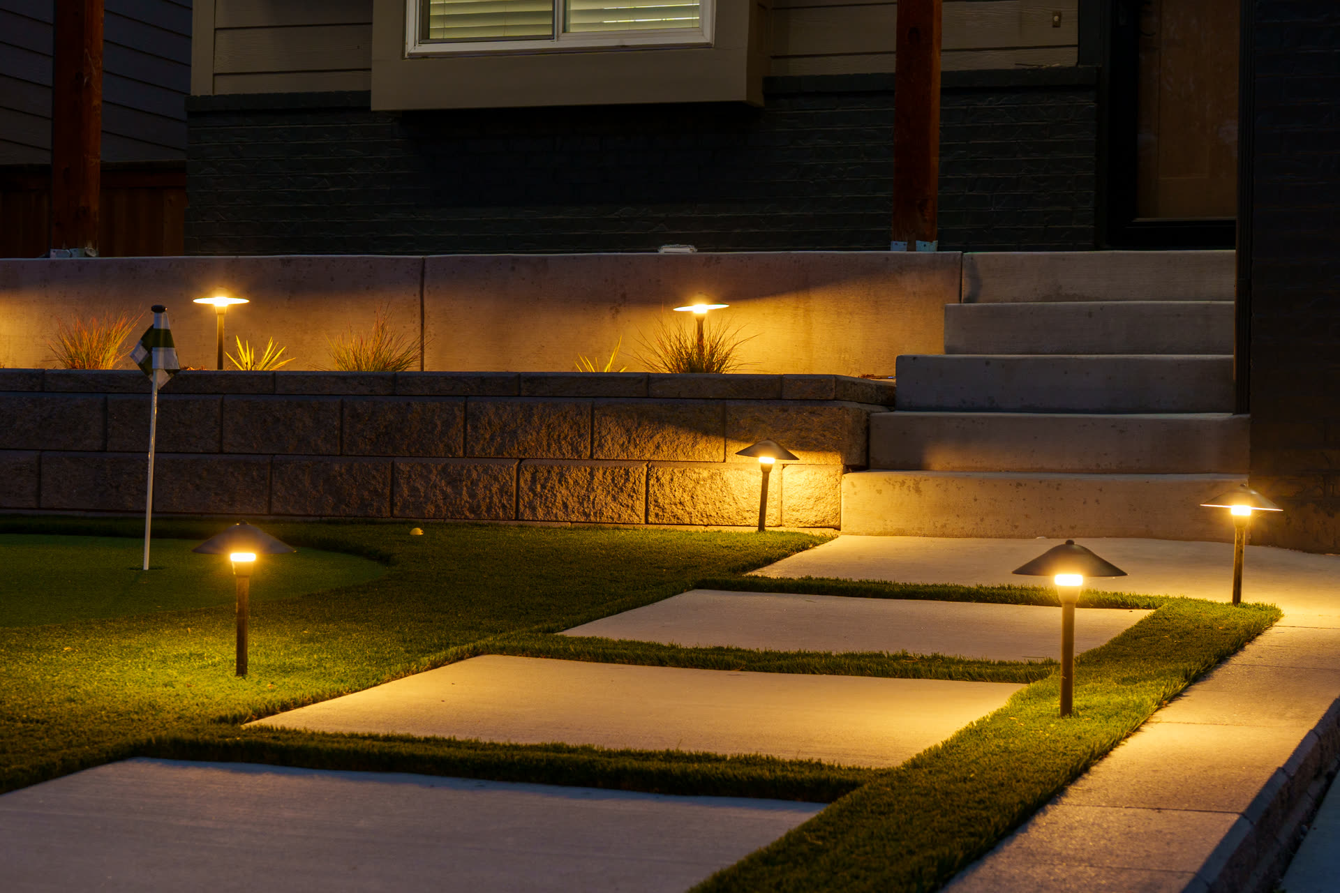 Elevated Outdoors project at dusk