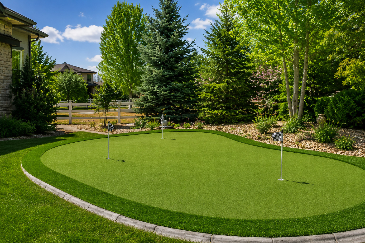 Healthy irrigated landscape